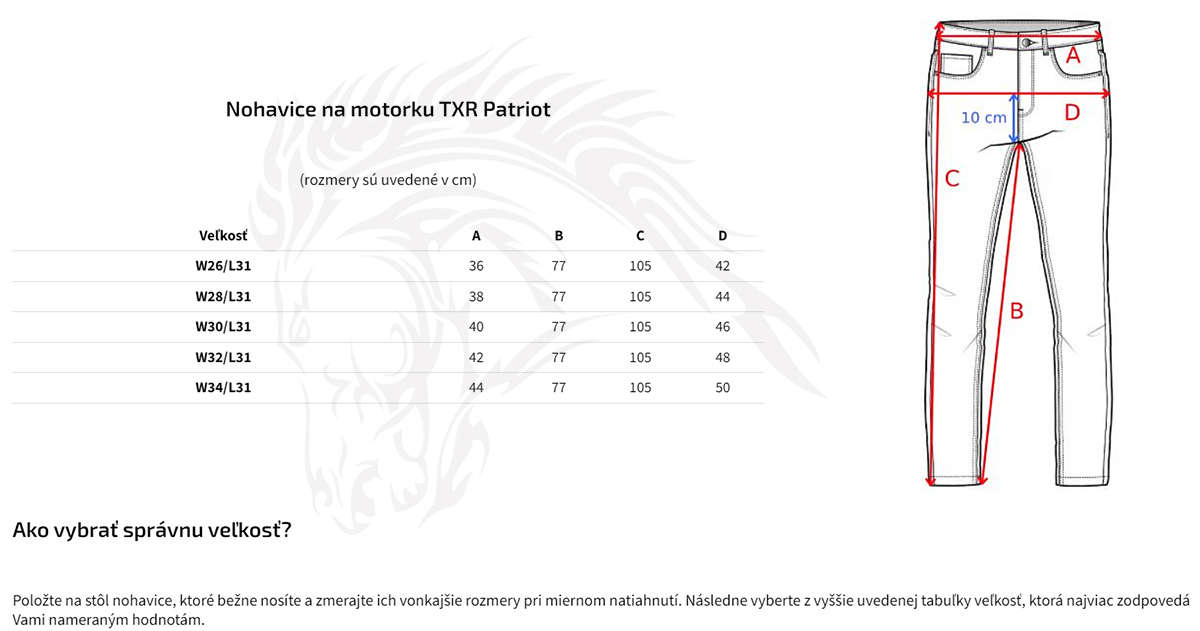 TXR Dámske rifle na motorku Patriot svetlo modré W36